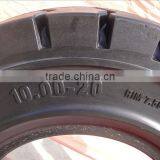 Heavy Duty Solid Tire 10.00-20 for VOLVO Wheel Loaders L20B L25B L35B L30 thumbnail-5