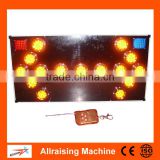 led sign board with arrow for construction