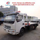 DFAC 4X2 Dlk Flat Wrecker Towing Truck for Sale thumbnail-1