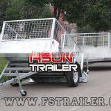 Newest Fully Welded Cage Trailer 7x5/8x5 thumbnail-3