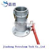 Aluminium Alloy Throughway Flange Ball Valve Female thumbnail-1