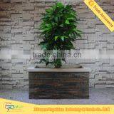 Strong Fiberglass Whitout Bottom Square Artificial Stone Planter thumbnail-1