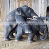 Wood Carved Elephant from Thailand