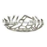 Nickle Plated Designer Metal Bowl thumbnail-1