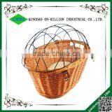 Handicraft Woven Wicker Bike Front Basket thumbnail-2
