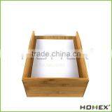 Natural A4 Bamboo Letter Tray/ Paper Storage Tray Homex-BSCI thumbnail-1