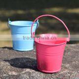1L 2L 3L Small Galvanized Metal Bucket / Galvanised Metal Zinc Bucket Pail thumbnail-3