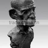 Bronze Head Sculpture Gandihi Statue thumbnail-1