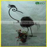 YS88011 Metal Bird Decoration Home Made in Xiamen With Size 18*12.5*35" thumbnail-1