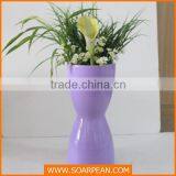 Unique Home Decorative Fiberglass Purple Flower Vase thumbnail-1