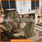 Display Racks Wood Display Stand Wood Carving Horse thumbnail-3