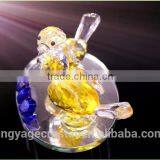 Customized Logo Promotional Irish Crystal Photo Double Birds Model Gifts thumbnail-1