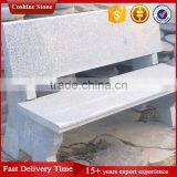 Grey Granite Outdoor Stone Chair Park Bench Garden Chair thumbnail-1