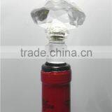 LED Plastic Clear Crystal Manufacture Diamond Wine Bottle Stopper thumbnail-3