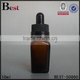 Wholesale 15ml 30ml Empty Perfume Essential Oil Amber Square Glass Dropper Bottle Plastic Children Proof Cap Cosmetic Packaging thumbnail-5