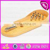 2016 New Arrival Kids Wooden Bowling,fashion Children Wooden Bowing,pretend Play Baby Wood Bowling W01A155 thumbnail-6