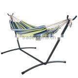 Green and Blue 290x100cm Single Size Hammock With Carry Bag thumbnail-6