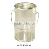 Metal tin bucket with PVC body