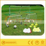 GSSG16D 2 in 1 Plastic Soccer Goal Set With Cone and Vest thumbnail-1