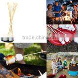 Premium Bamboo Marshmallow Smores Roasting Sticks 30 Inch 5mm Thick Extra Long Heavy Duty Wooden Skewers, 100 Pieces. thumbnail-4