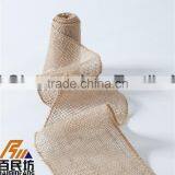 5''*5Y Burlap Ribbon Natural Color Swen Edge in Small Roll thumbnail-1