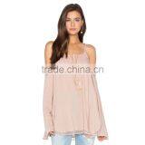 New Fashion Long Sleeve Chiffon Blouse 2016 thumbnail-1