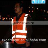 2017 ZX Men's Reflective Tape Workwear Working Vest thumbnail-2