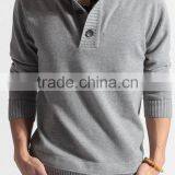 Latest Men's Knitted Double Collar Sweater thumbnail-1