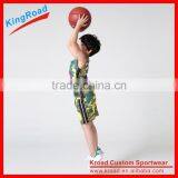 Hot Selling Custom Cheap Kids Basketball Jerseys thumbnail-3