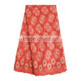 Pink African French Lace Fabrics Bestway Sequin And Beaded Fabric thumbnail-5