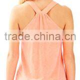 2017 Women Cordelia Top Solid Scoop Tank With Racerback 60%Cotton 40%Polyester Hand Wash thumbnail-2