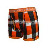 OEM Check Print Man's Underwear Boxer Briefs High Quality Cotton thumbnail-2