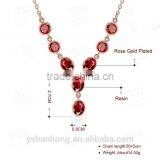 Rose Gold Long Sweater Fashion Chain Neaclaces thumbnail-3