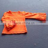 2015 New Organic 95% Cotton 5% Spandex Wholesale Baby Girls Shirts With Lantern Sleeve QL-59 thumbnail-3