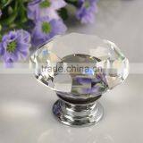 2016 Hot Sale 1pcs 30mm Diamond Crystal Glass Alloy Door Drawer Handle Cabinet Wardrobe Pull Glass Handle Knobs Free Shipping thumbnail-1