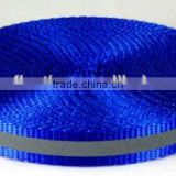 high visibility color fashionable reflective and glow fabric elastic piping ribbon