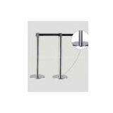 RETRACTABLE BELT STANCHIONS / CAST IRON FLAT BASE thumbnail-1