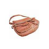 Leisure Trendy Crossbody Leather Bags For Women With Shiny Rivets