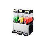 Double-Side Commercial Slush Machines With Stainless Steel Body, Tripe Bowl 12l Frozen Drink Slush M