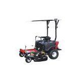 Zero turn lawn mower with sun protecter