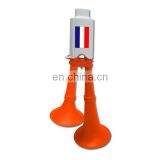 Cheering france fan plastic french horn