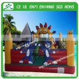 Inflatable Park Amusements With Blue Cat Design for Children thumbnail-1