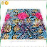 Hot Selling Wholesale French Lace Border Lace African Veritable Real Wax Print Ankara Fabric for Make ClothesH170111011 thumbnail-5