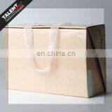 Custom Private Design Brand Printed Paper Shoe Box With Ribbon Handle thumbnail-5