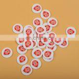 SGS wenzhou printed round custom shopping cart tokens