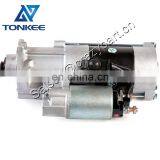 Excavator Motor 12V 4.0KW 9T Original Starter Motor for Engine V3300 thumbnail-1