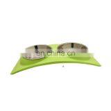 Unique Design Hot Sale Stainless Steel Raised Elevated Pet Dog Cat Food Bowl Feeder thumbnail-1