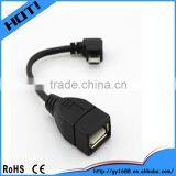 Right Angle TPE Braid Shield Charging Data Micro Usb Cable thumbnail-1