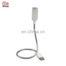 4 Led Lights And Flexible Gooseneck - Switch On Head Usb Led Lamp thumbnail-3
