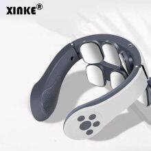 Intelligent Voice Call 3D Neck Massager Remote 2 Level Infrared Heating Pain Neck Care Massager thumbnail-3